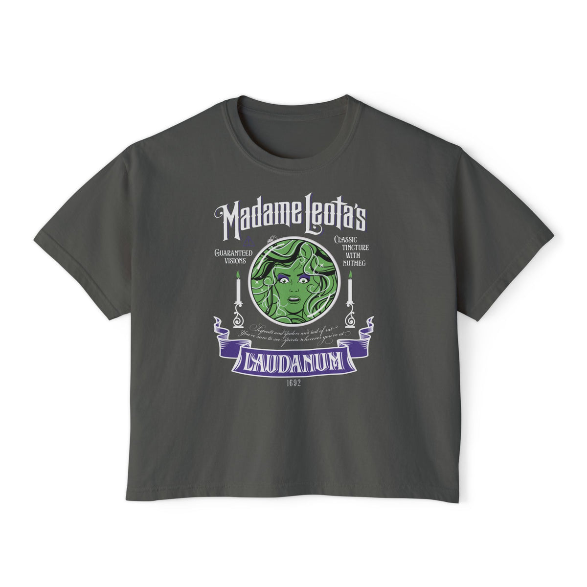 Madame Leota's Laudanum Comfort Colors Women's Boxy Tee
