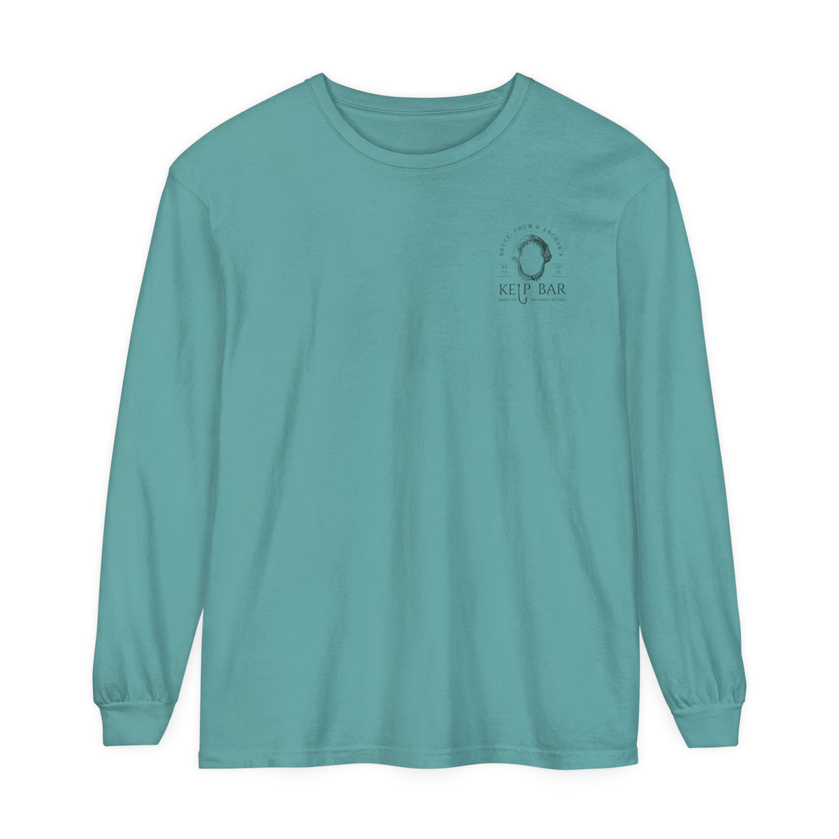 Bruce, Chum & Anchor's Kelp Bar Comfort Colors Unisex Garment-dyed Long Sleeve T-Shirt