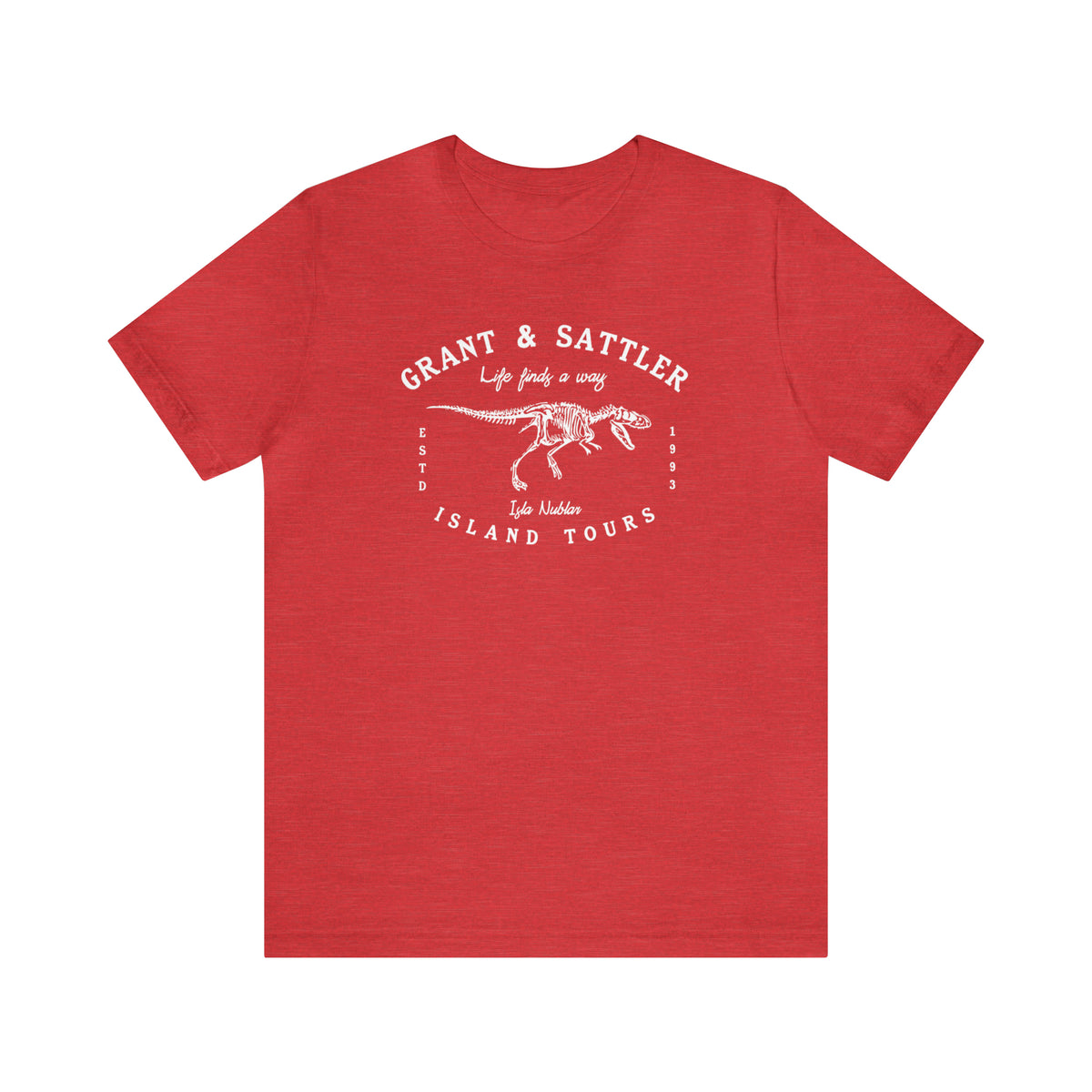 Grant & Sattler Island Tours Bella Canvas Unisex Jersey Short Sleeve Tee
