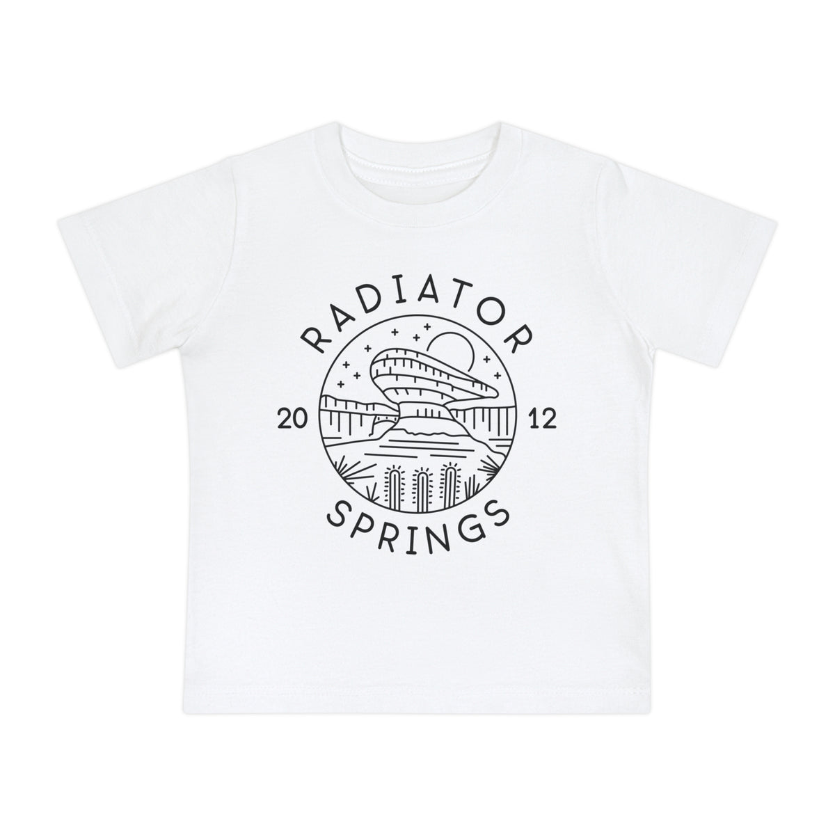 Radiator Springs Bella Canvas Baby Short Sleeve T-Shirt