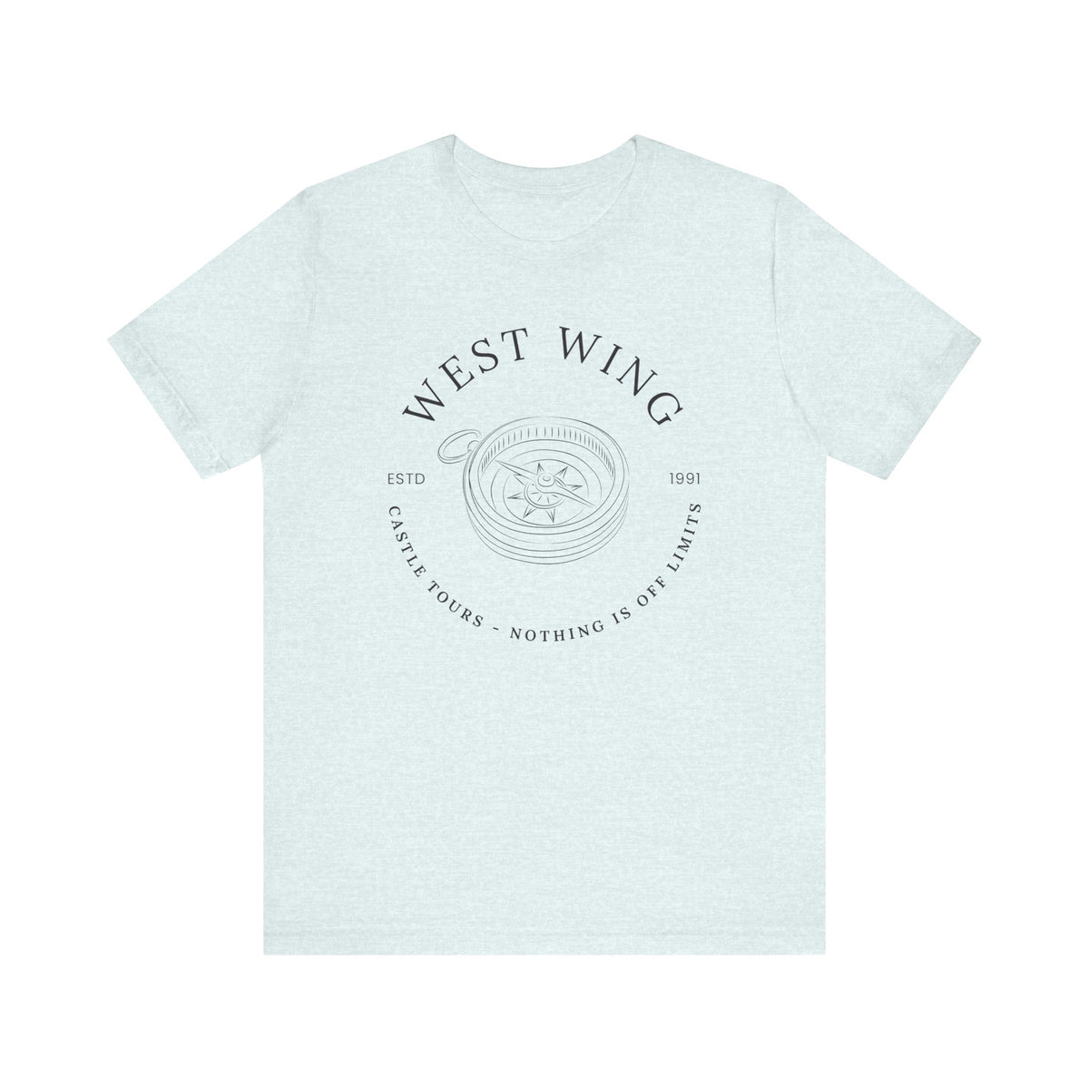 West Wing Castle Tours Bella Canvas Unisex Jersey Short Sleeve Tee