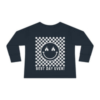 Best Day Ever Rabbit Skins Toddler Long Sleeve Tee