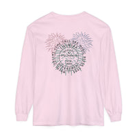 Firework Department Comfort Colors Unisex Garment-dyed Long Sleeve T-Shirt