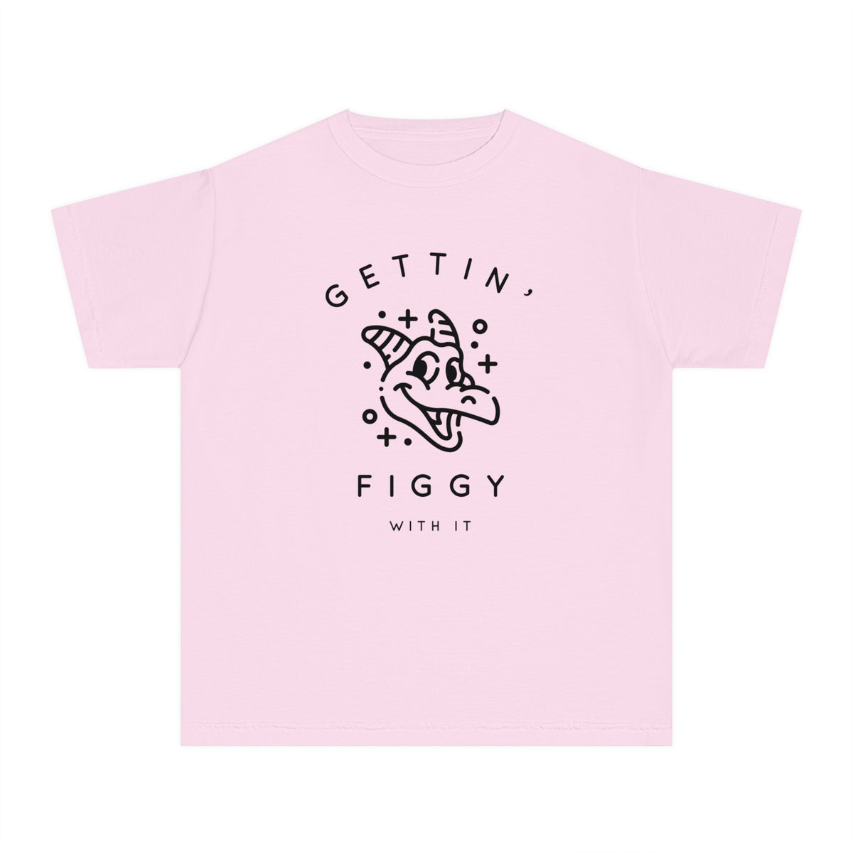 Gettin' Figgy With It Comfort Colors Youth Midweight Tee