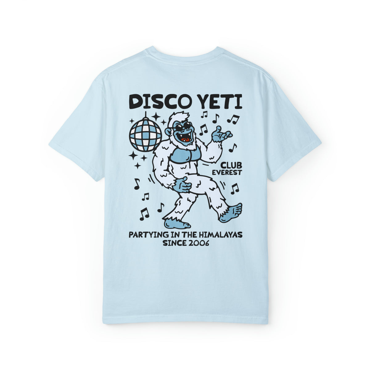 Disco Yeti Comfort Colors Unisex Garment-Dyed T-shirt