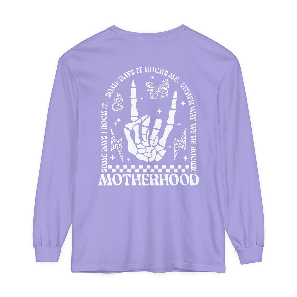Motherhood Comfort Colors Unisex Garment-dyed Long Sleeve T-Shirt