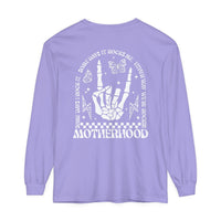 Motherhood Comfort Colors Unisex Garment-dyed Long Sleeve T-Shirt