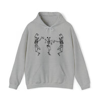 Dancing Skeletons with Ears Gildan Unisex Heavy Blend™ Hooded Sweatshirt