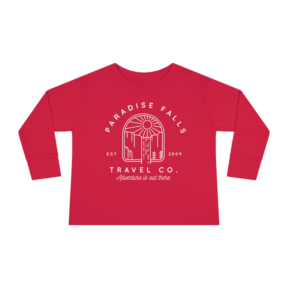 Paradise Falls Vacation Co. Rabbit Skins Toddler Long Sleeve Tee