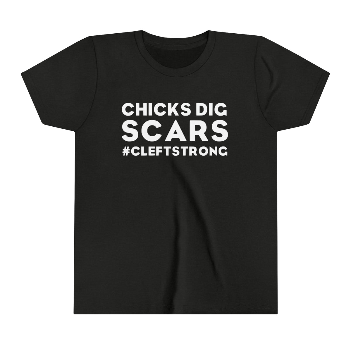 Chicks Dig Scars Bella Canvas Youth Short Sleeve Tee