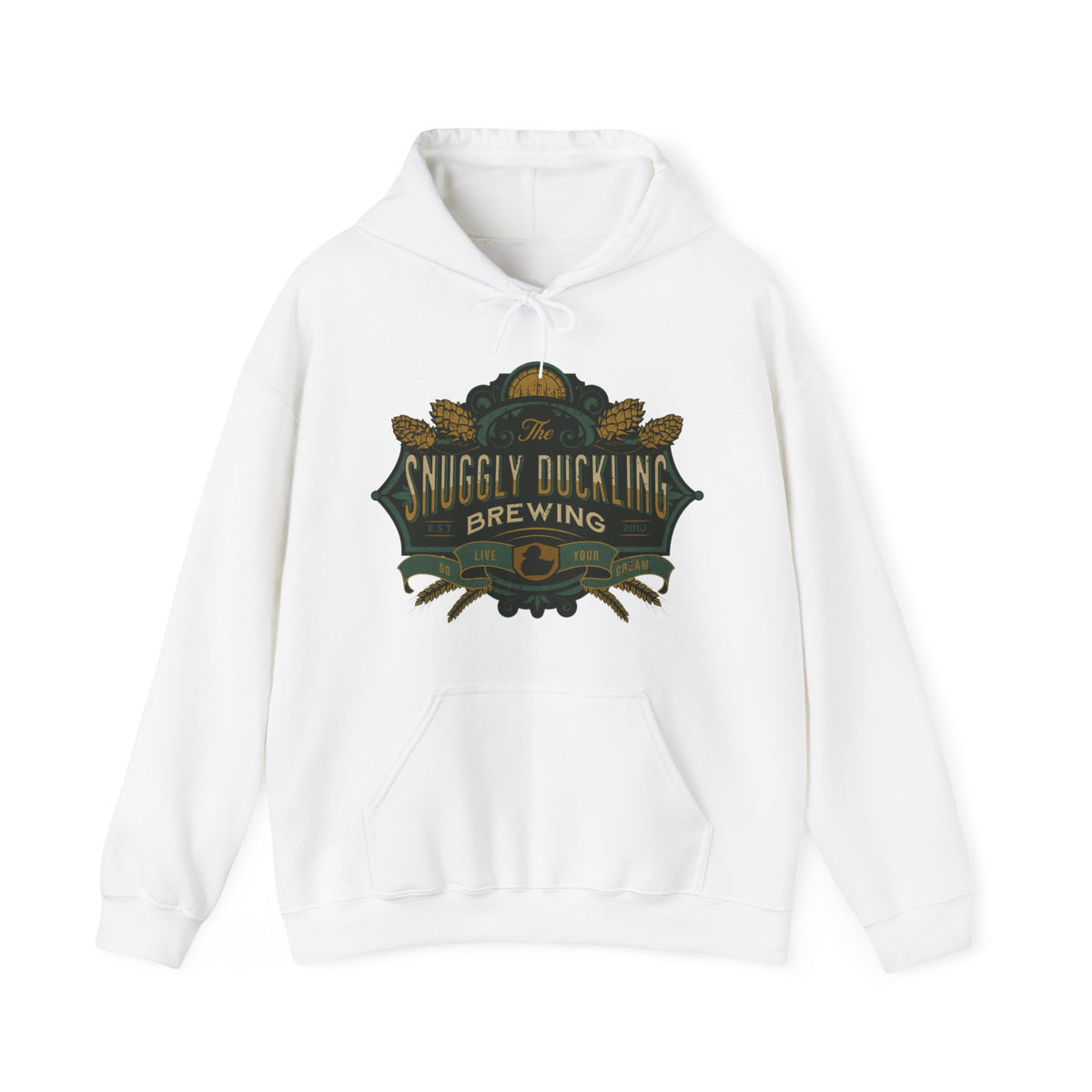 The Snuggly Duckling Brewing Gildan Unisex Heavy Blend™ Hooded Sweatshirt