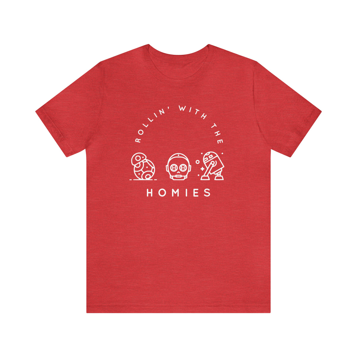 Rollin’ With The Homies Bella Canvas Unisex Jersey Short Sleeve Tee