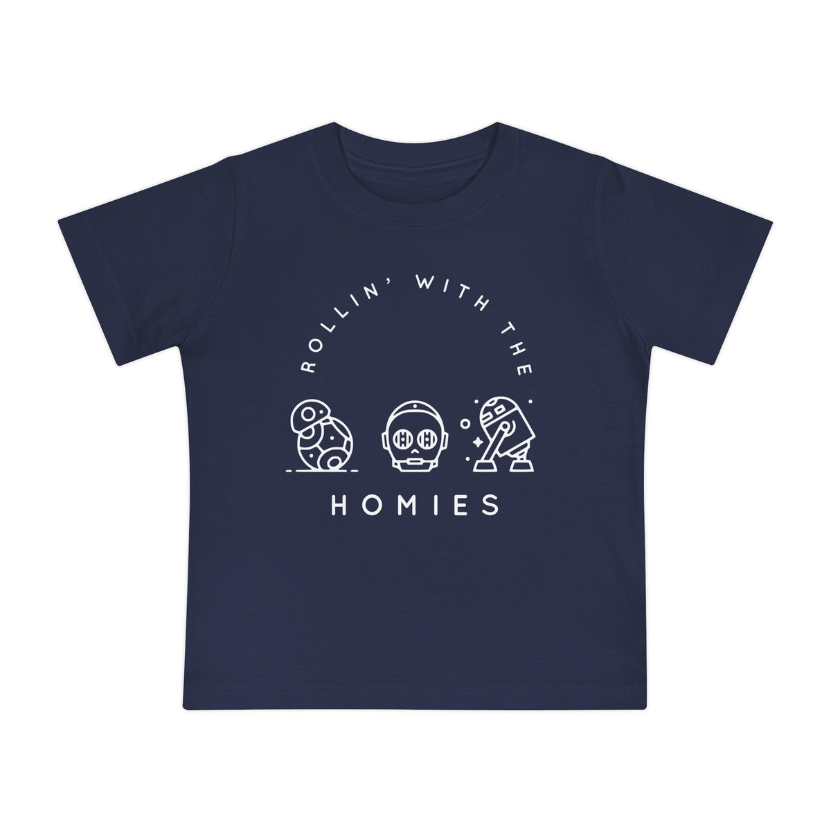 Rollin’ With The Homies Bella Canvas Baby Short Sleeve T-Shirt