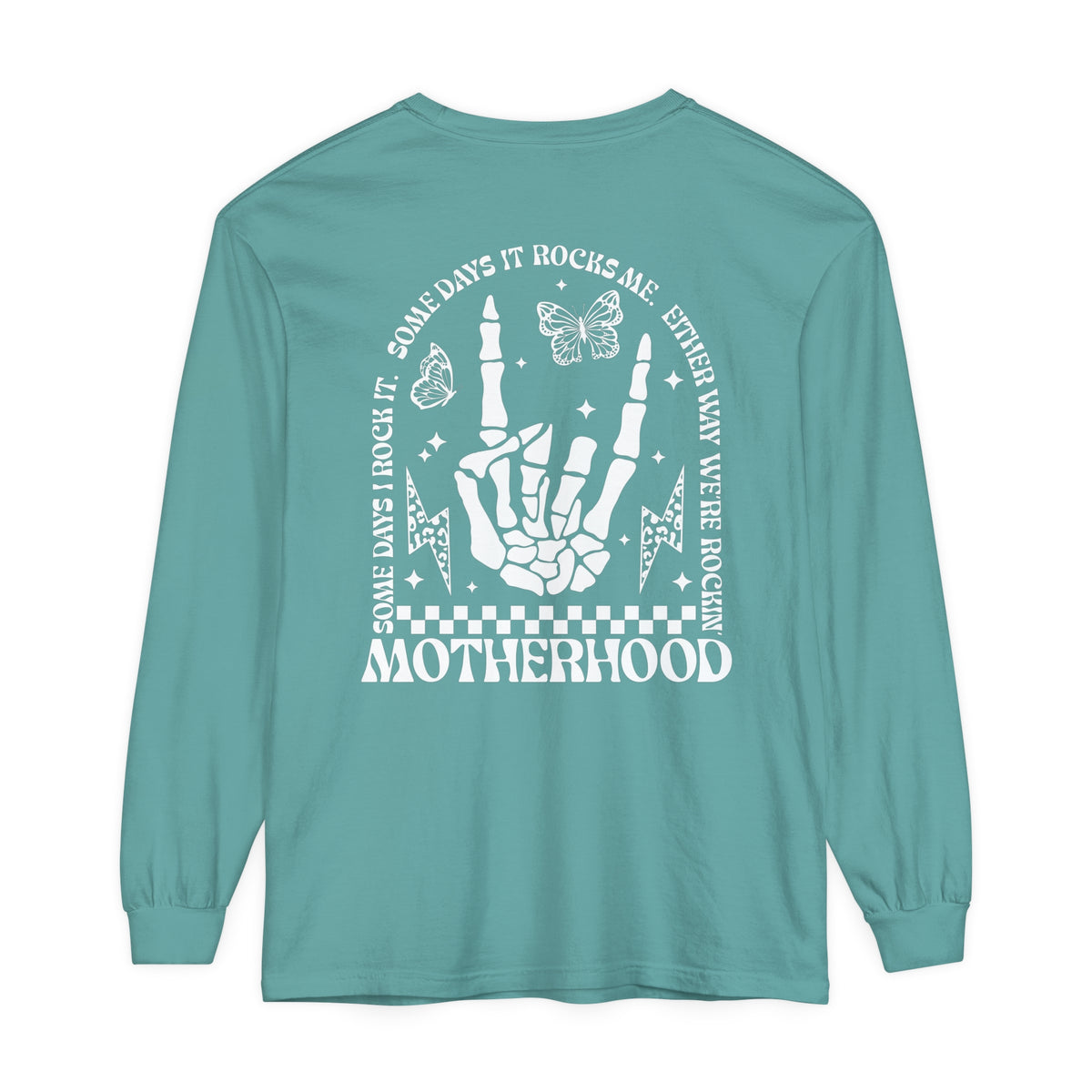 Motherhood Comfort Colors Unisex Garment-dyed Long Sleeve T-Shirt
