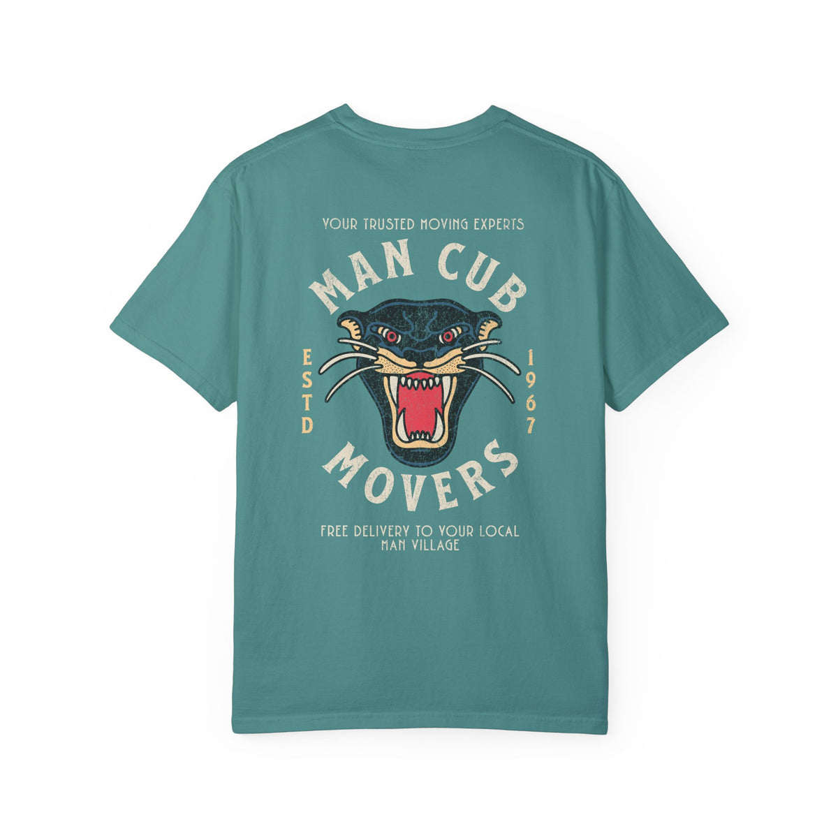 Man Cub Movers Comfort Colors Unisex Garment-Dyed T-shirt