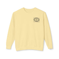 Drink Around the World Tour Unisex Lightweight Comfort Colors Crewneck Sweatshirt