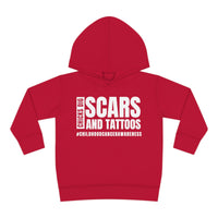 Chicks Dig Scars and Tattoos Toddler Pullover Rabbit Skins Fleece Hoodie