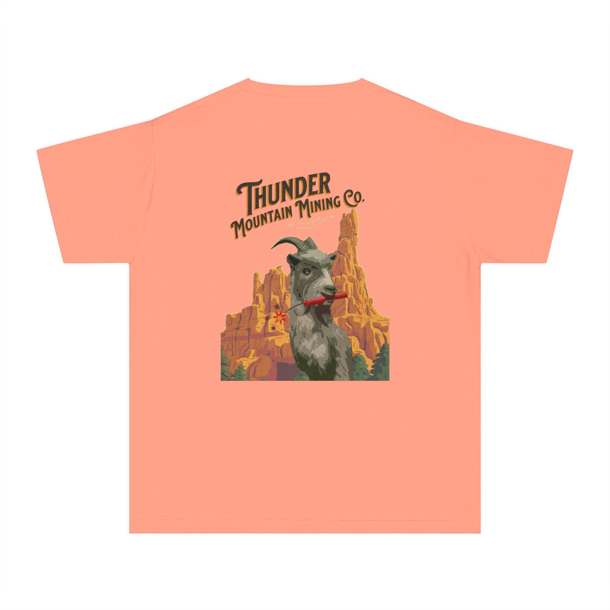 Thunder Mountain Mining Co. Comfort Colors Youth Midweight Tee