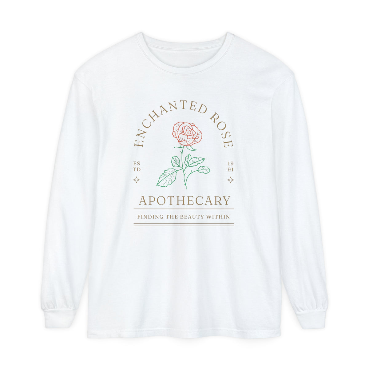 Enchanted Rose Apothecary Comfort Colors Unisex Garment-dyed Long Sleeve T-Shirt