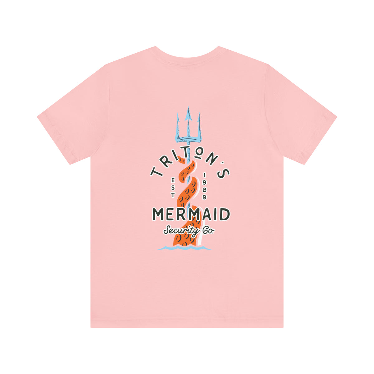 Triton's Mermaid Security Bella Canvas Unisex Jersey Short Sleeve Tee