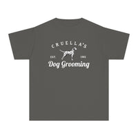 Cruella’s Dog Grooming Comfort Colors Youth Midweight Tee