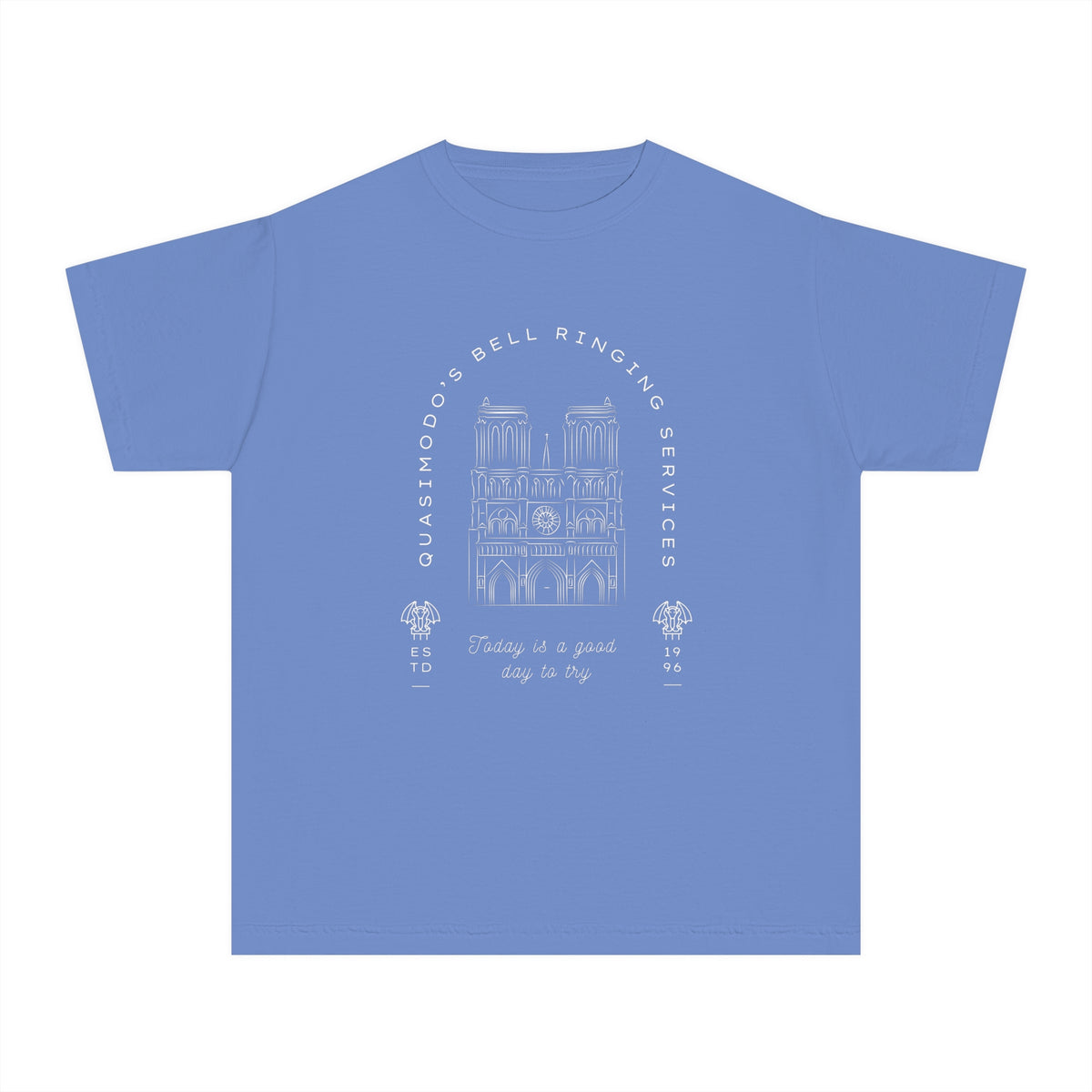 Quasimodo's Bell Ringing Services Comfort Colors Youth Midweight Tee