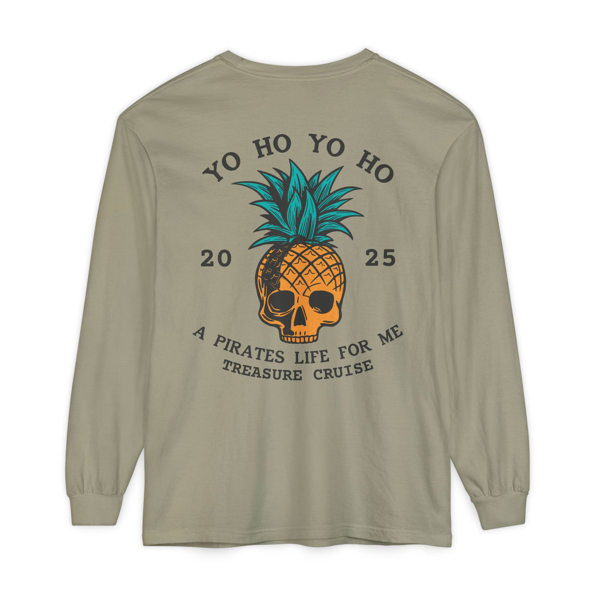 Yo Ho Treasure Cruise Comfort Colors Unisex Garment-dyed Long Sleeve T-Shirt
