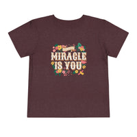 The Miracle Is You Bella Canvas Toddler Short Sleeve Tee