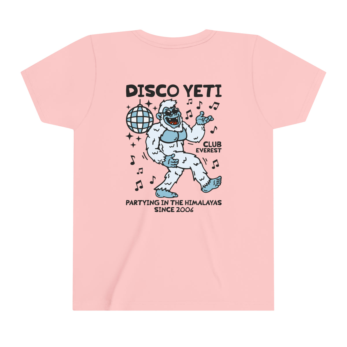 Disco Yeti Bella Canvas Youth Short Sleeve Tee
