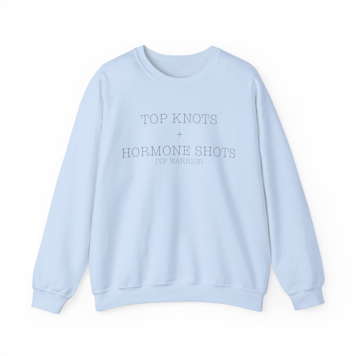 Top Knots And Hormone Shots Gildan Unisex Heavy Blend™ Crewneck Sweatshirt