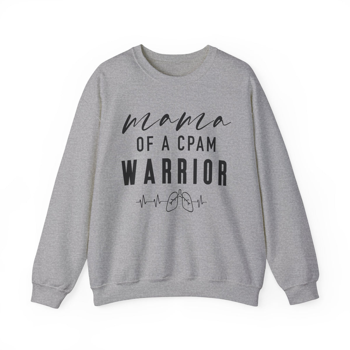 Mama of a CPAM Warrior Gildan Unisex Heavy Blend™ Crewneck Sweatshirt