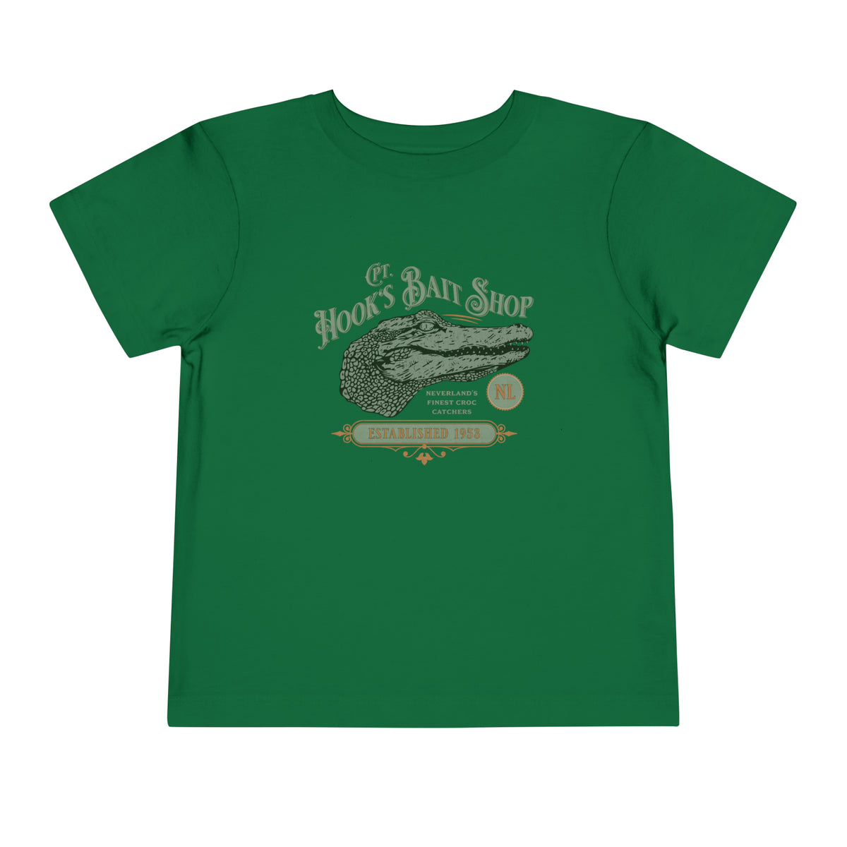 Captain Hook’s Bait Shop Bella Canvas Toddler Short Sleeve Tee
