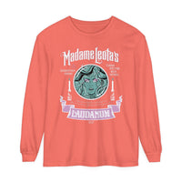 Madame Leota’s Laudanum Teal Comfort Colors Unisex Garment-dyed Long Sleeve T-Shirt