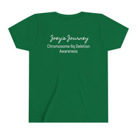 Joey's Journey Chromosome 6q Deletion Awareness Bella Canvas Youth Short Sleeve Tee