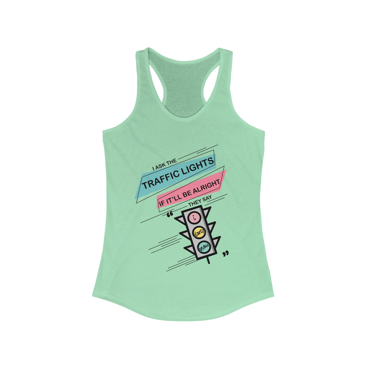 Traffic Lights Swiftie Women's Next Level Ideal Racerback Tank