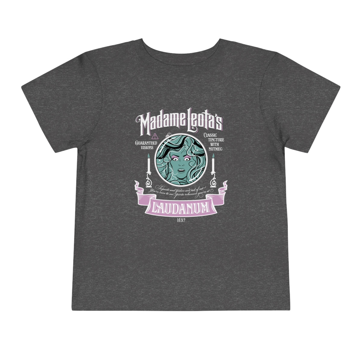 Madame Leota’s Laudanum Teal Bella Canvas Toddler Short Sleeve Tee