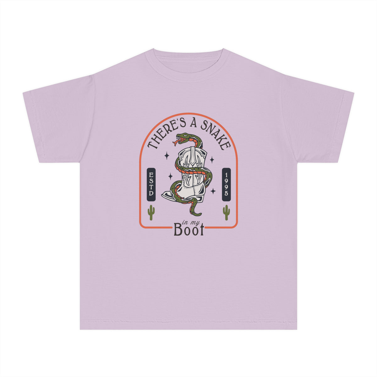 There's A Snake In My Boot Comfort Colors Youth Midweight Tee