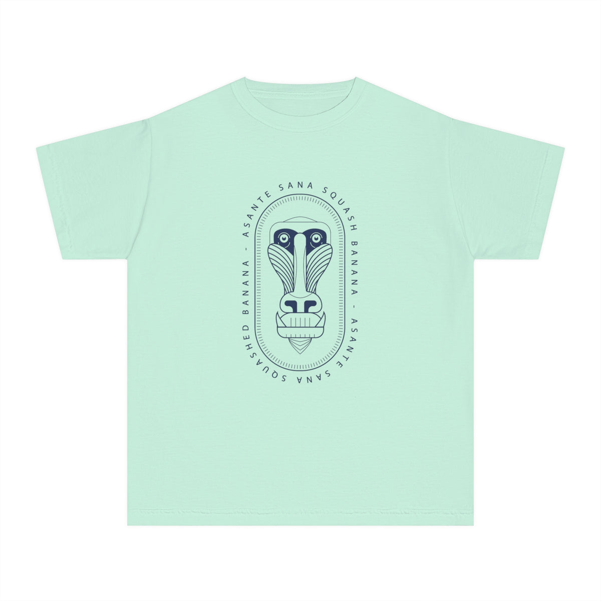 Asante Sana Squashed Banana Comfort Colors Youth Midweight Tee