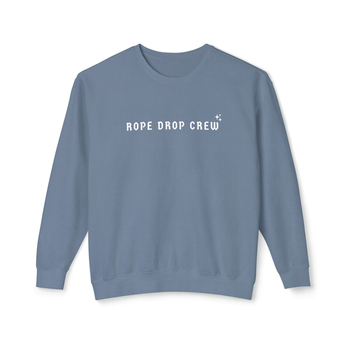 Rope Drop Crew Unisex Lightweight Comfort Colors Crewneck Sweatshirt