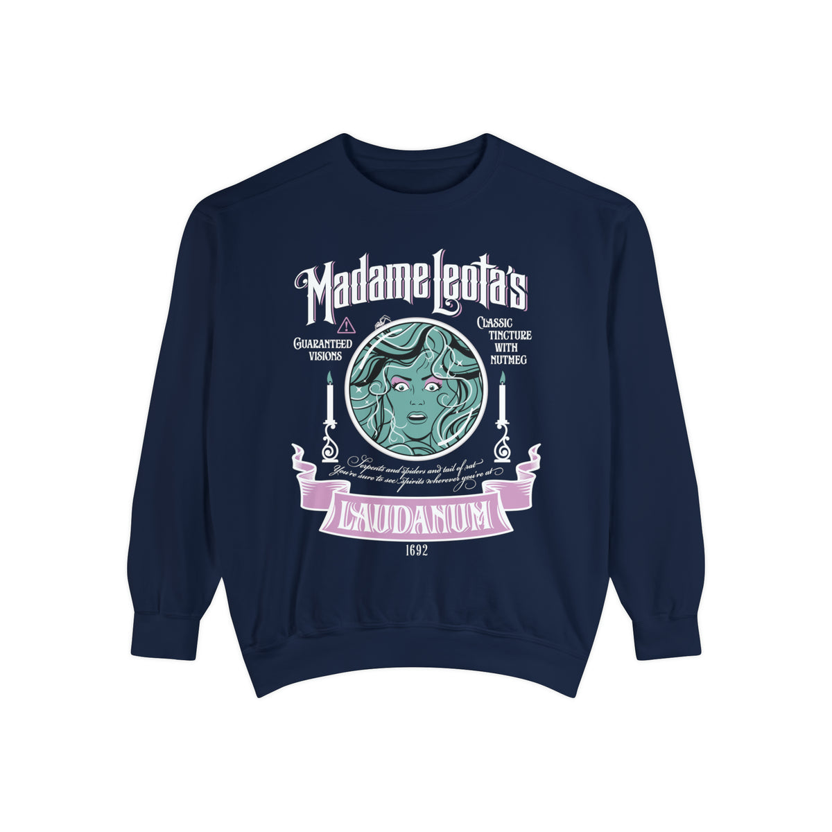 Madame Leota’s Laudanum Teal Comfort Colors Unisex Garment-Dyed Sweatshirt