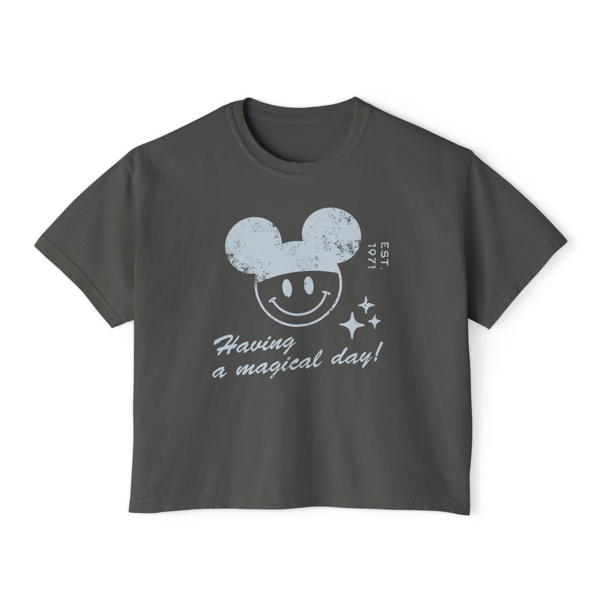 Having A Magical Day Comfort Colors Women's Boxy Tee