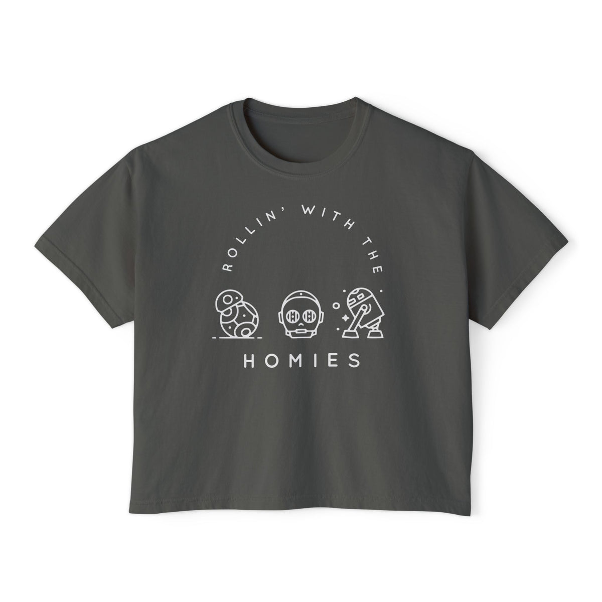 Rollin' with the Homies Comfort Colors Women's Boxy Tee