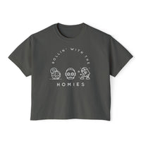 Rollin' with the Homies Comfort Colors Women's Boxy Tee