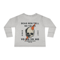 Dead Men Tell No Tales Toddler Long Sleeve Tee