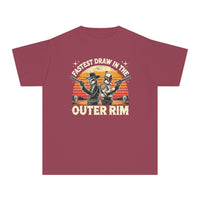 Fastest Draw in the Outer Rim Comfort Colors Youth Midweight Tee