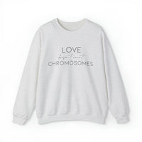 Love Doesn’t Count Chromosomes Gildan Unisex Heavy Blend™ Crewneck Sweatshirt