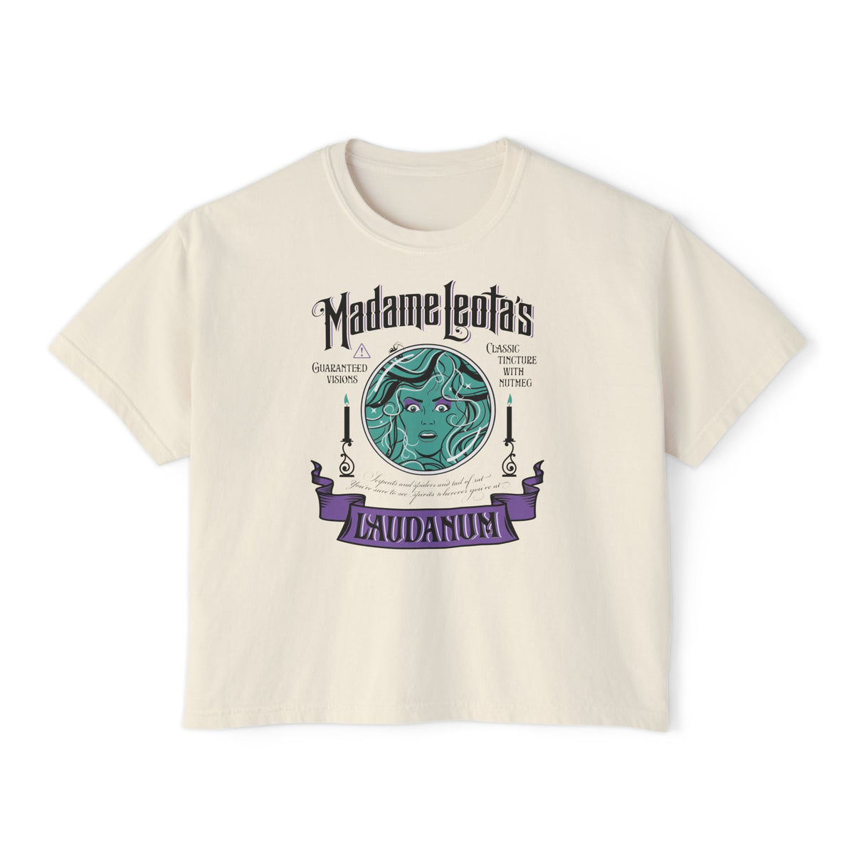 Madame Leota's Laudanum Comfort Colors Women's Boxy Tee