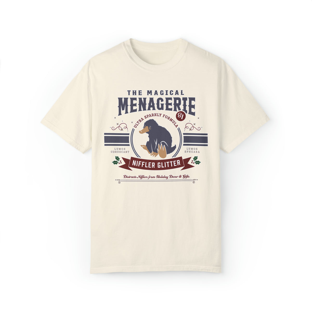 Magical Menagerie Niffler Glitter Comfort Colors Unisex Garment-Dyed T-shirt