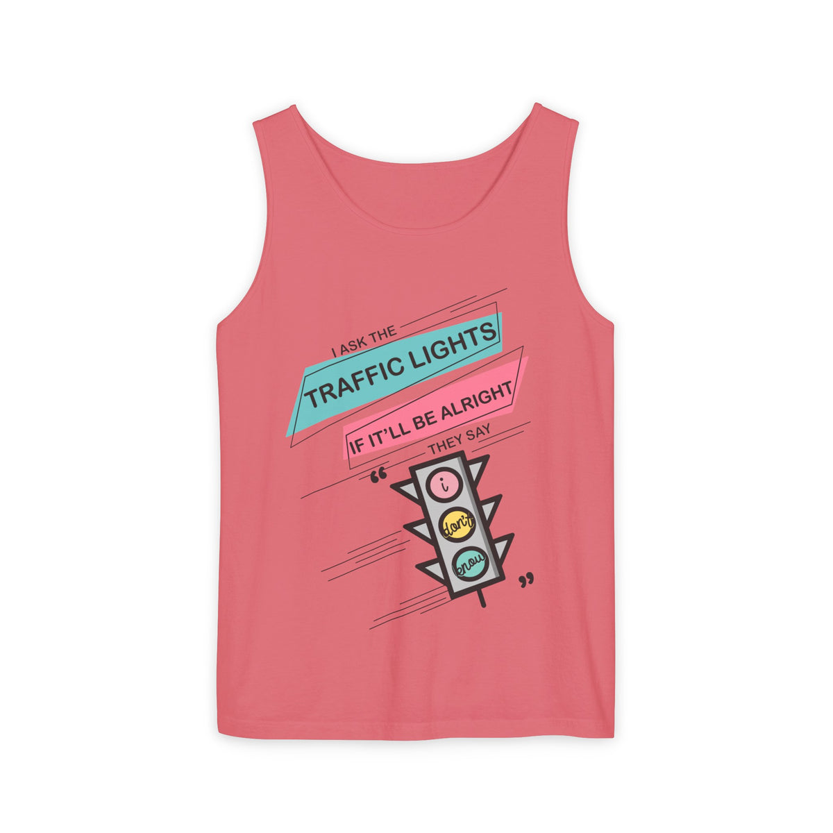 Traffic Lights Swiftie Comfort Colors Unisex Garment-Dyed Tank Top