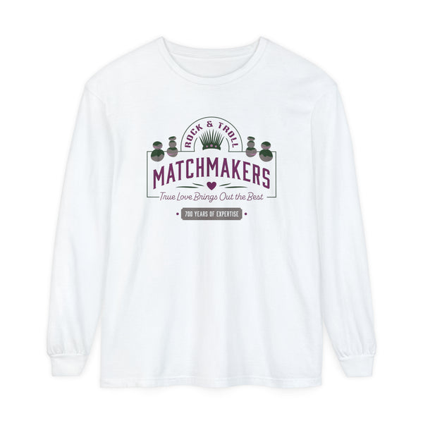 Rock & Troll Matchmakers Comfort Colors Unisex Garment-dyed Long Sleeve T-Shirt